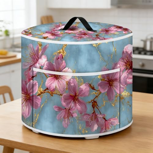 Pressure Cooker Dust Cover with Storage Pockets for 3 to 8 Quart Appliances