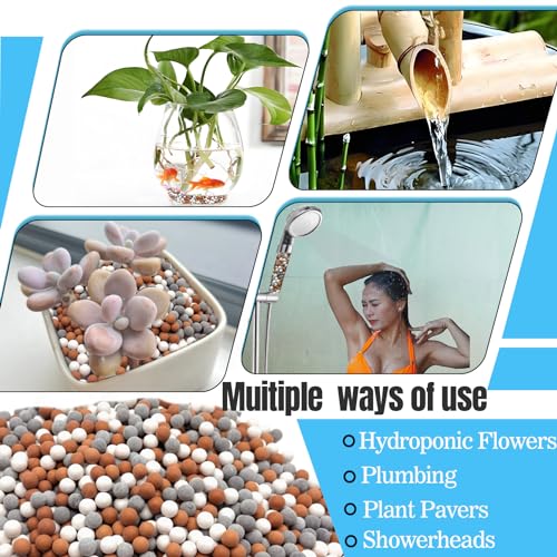 200g Shower Head Beads Refills - Ionic Water Softener for Skin & Hair