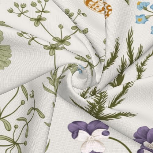 Spring Floral Lumbar Pillow Covers 12x20 (Pack of 2) - Sage Green