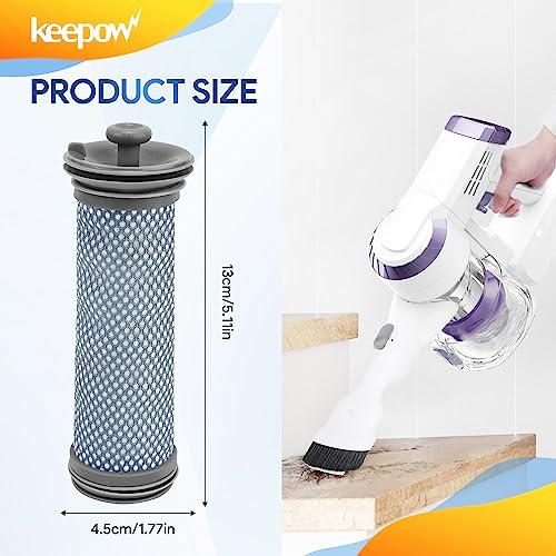 KEEPOW A10 Vacuum Filter Replacement - 2 Pack for Tineco