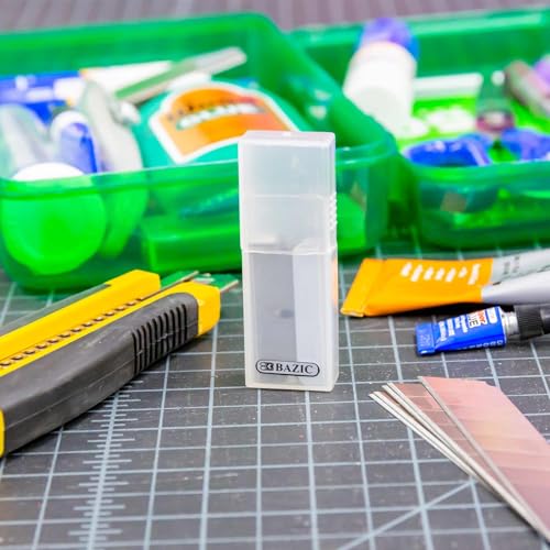 BAZIC Utility Knife Replacement Blades in Storage Tube, 8-Count