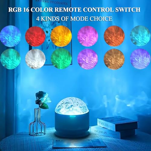 Neioaas 2-in-1 Northern Lights Projector with Remote Control