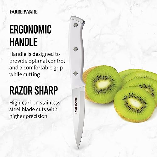 Farberware Edgekeeper 3.5-Inch Paring Knife with Self-Sharpening Cover