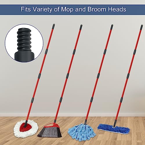 O-Cedar Mop Handle Replacement, Adjustable 30-58" Iron Stick