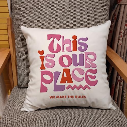 Music Lyric Inspired Pillow Cover, Singer Merchandise 18x18 inch, Fan Gift