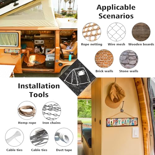 Funny Camping Decor Sign for RV and Travel Trailer – Easy Install Gift