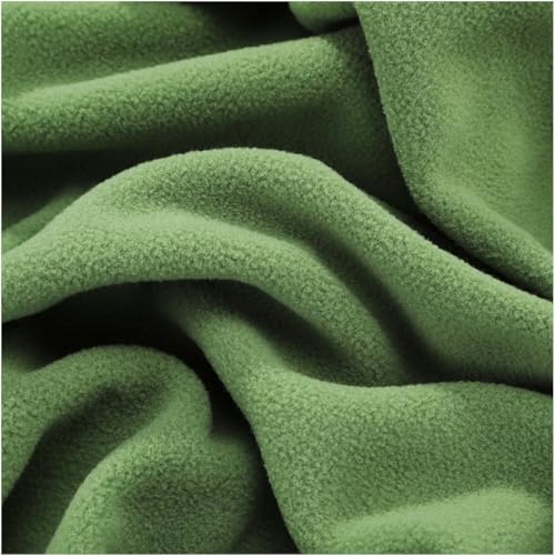 Cozy Lightweight Flannel Microfiber Blanket 39x59 inches - Green