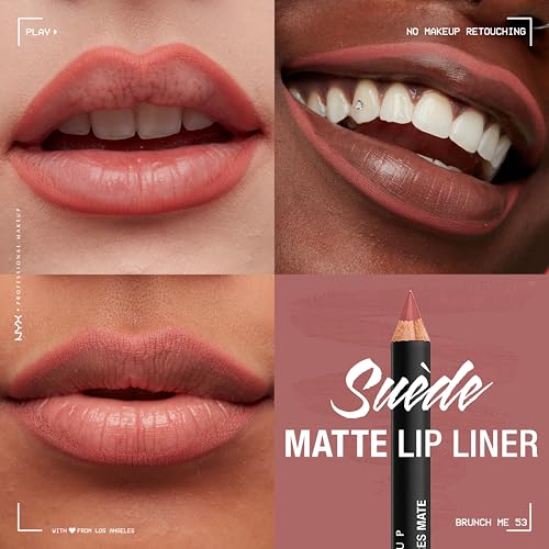NYX Professional Makeup Suede Matte Lip Liner - Brunch Me Pink