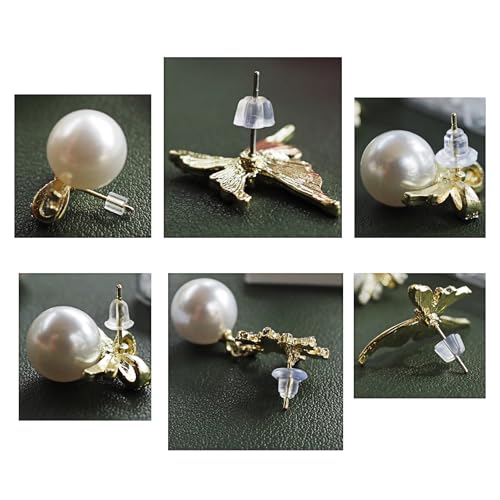 Clear Silicone Earring Backs – 6 Styles, Hypoallergenic & Secure