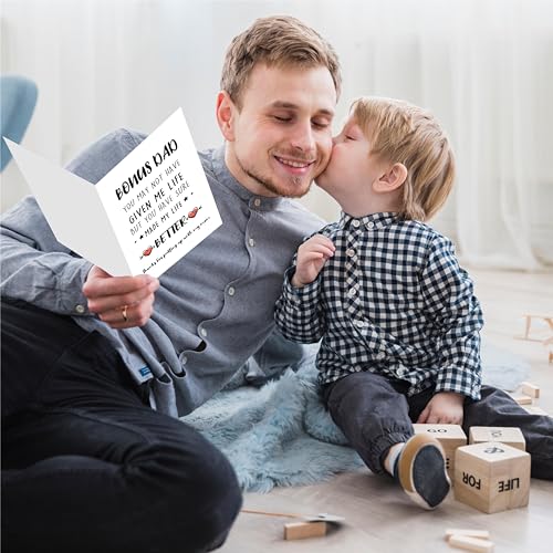 Funny Father's Day Card for Stepdad - Hilarious Gift from Kids
