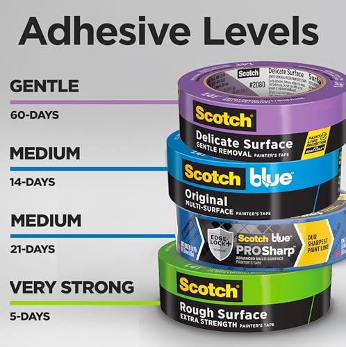 Scotch Delicate Surface Painter's Tape - 1 Inch Wide, 60 Yards