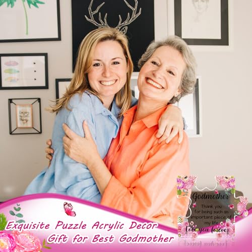 Acrylic Puzzle Piece Gift for Godmother – Heartfelt Keepsake