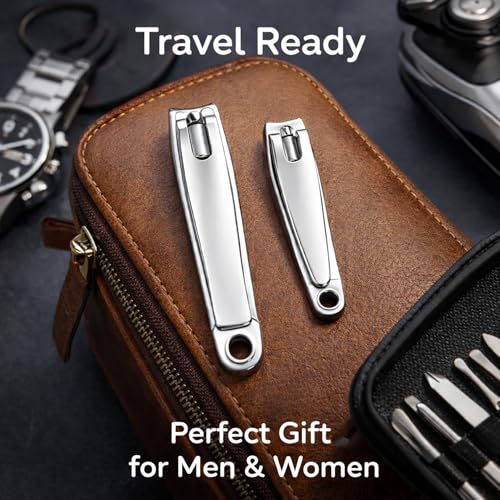 G.B.S Stainless Steel Nail Clipper Set with Styptic Powder for Bleeding