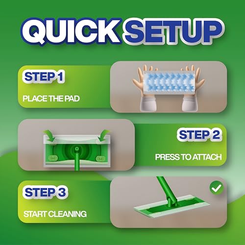 Swiffer-Compatible Disposable Dry Sweeping Cloths - 40 Count