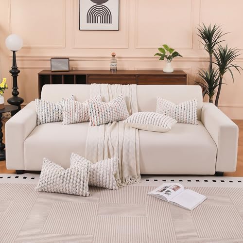 Boho Lumbar Pillow Cover 12x20 Inch - Farmhouse Decorative Couch Pillow
