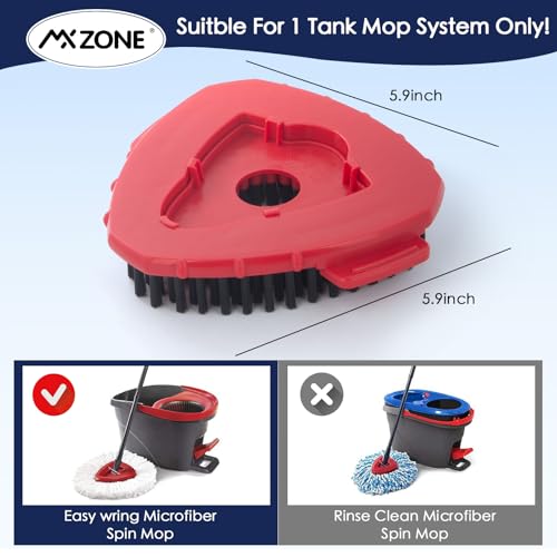 Replacement Scrub Brush Mop Heads for O-Cedar EasyWring - 2-Pack