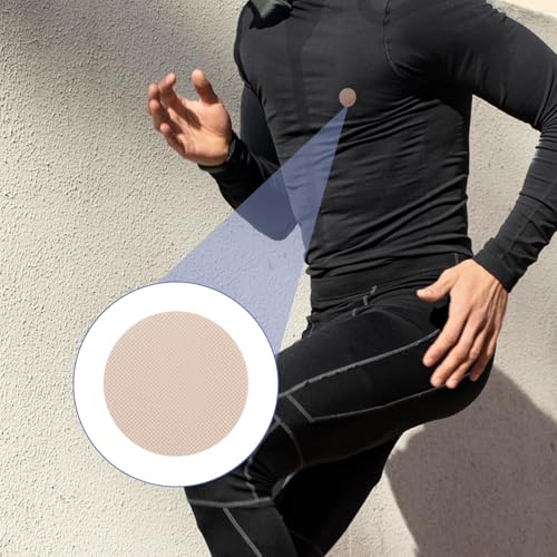 100 Pcs Disposable Nipple Covers for Men, Anti Chafing Running Nipple Patches Breathable No-Show Nipple Protector Tape for Runners Sports Gym