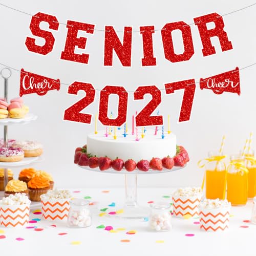 2026 Graduation Party Decorations - Cheerleader Megaphone Banners