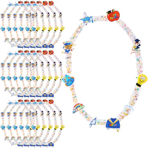 220 Pcs Kids Graduation Candy Lei Making Kit - Blue Set