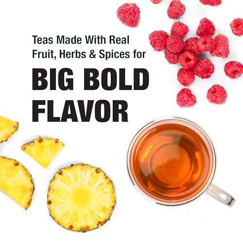 Tiesta Tea Passion Berry Jolt - Raspberry Passion Fruit Black Tea, 50 Cups