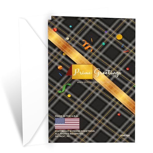 Premium Husband Birthday Card - Eco-Friendly, Made in America, 5x7.75in