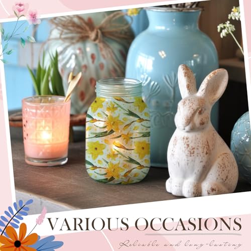 Crtiin 20 Pack Floral Cocktail Napkins for Parties & Crafts