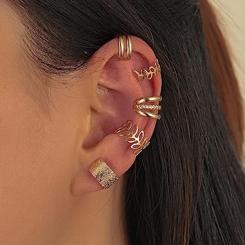 20 PCS Gold Hair Jewelry for Braids with Crystal Rhinestone Dreadlock Cuffs