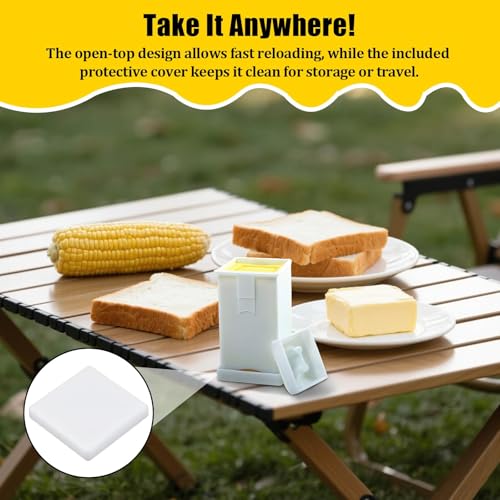 Plastic Butter Spreader Set - 4 Pack for Corn, Toast & Waffles