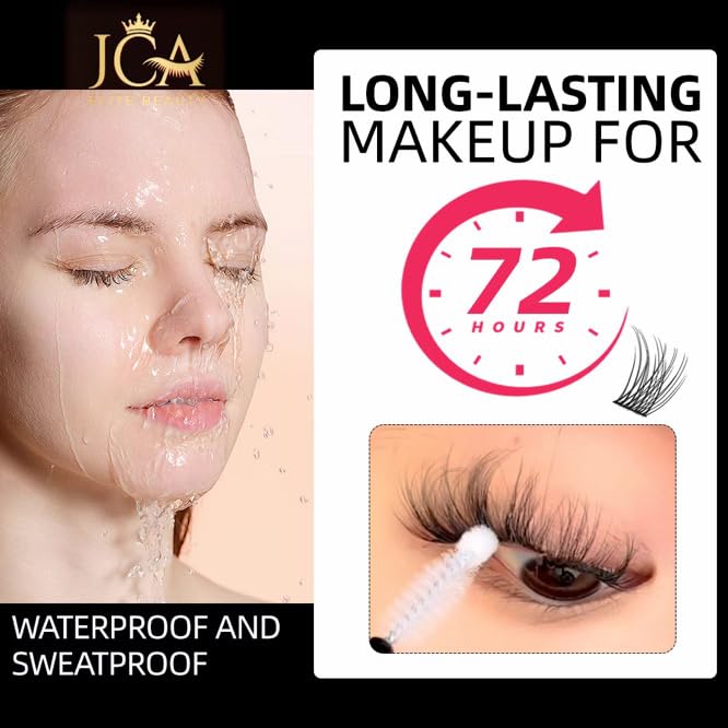 JCA Elite Beauty 2-in-1 Lash Bond and Seal for Cluster Eyelashes, 5ml