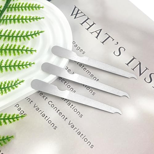 BlingKingdom 3 PCS Stainless Steel Nail Files Metal Double-Sided