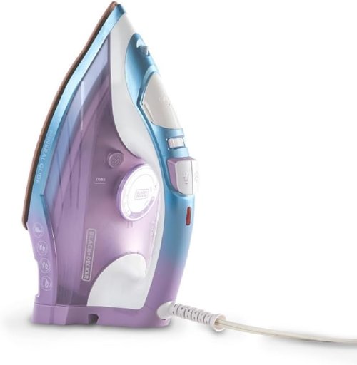 BLACK+DECKER Moonstone Iron - Ceramic Infused Soleplate & Anti-Drip Function | 50% Smoother Glide