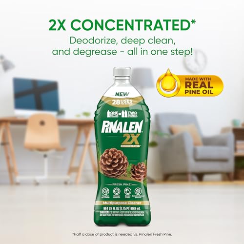 PINALEN 2X Multipurpose Cleaner - Fresh Pine Scent - 28 fl oz