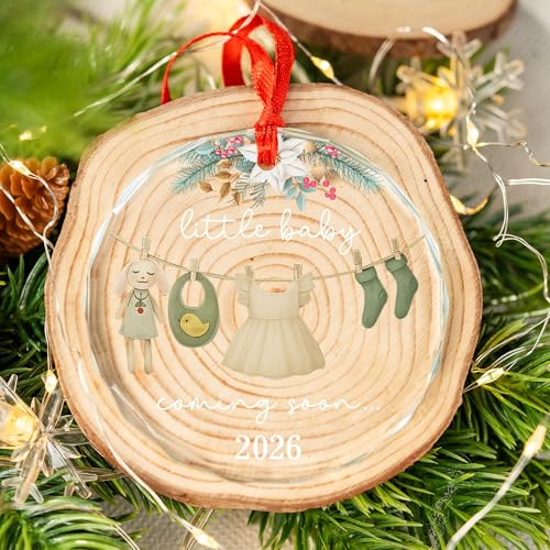 2026 Baby Announcement Ornament for Expecting Parents - Unique Keepsake