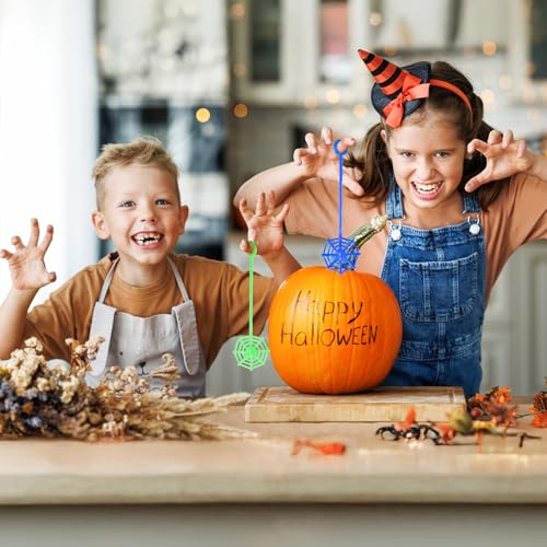 Yeetec 12-Pack Sticky Spider Web Hands - Stretchy Sensory Party Favors