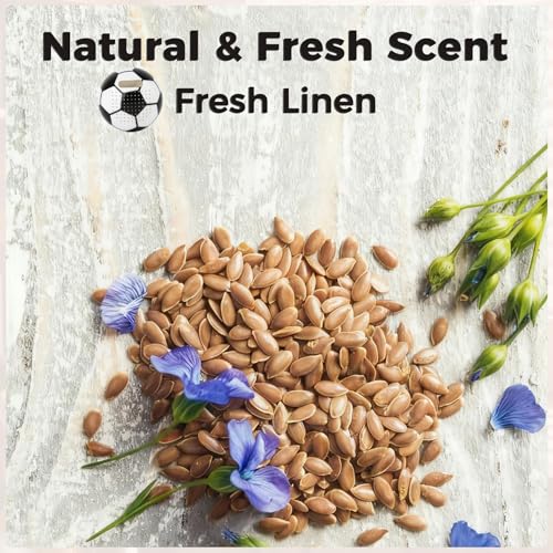 Knixmax Shoe Deodorizer Balls - Fresh Linen Scent, 6 Pack Odor Eliminator