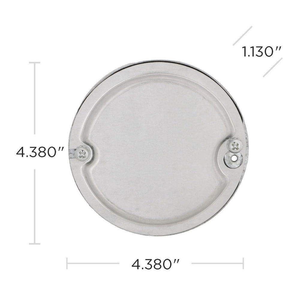 Hubbell-Raco 295 1/2-Inch Deep 1/2-Inch Bottom Knockouts 4-Inch Round Ceiling Fan Support Pan, metal