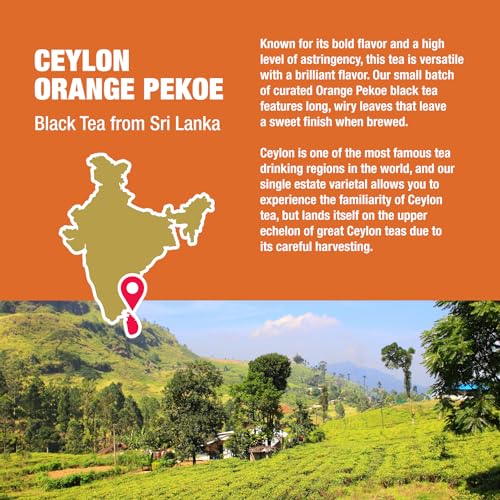 Ceylon Orange Pekoe Black Tea - Premium Loose Leaf from Sri Lanka