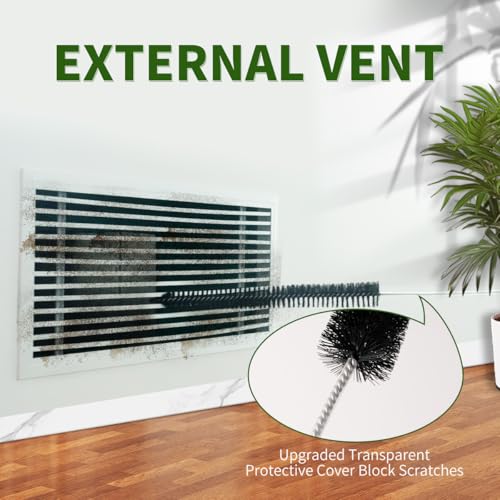 30-Inch Dryer Vent Cleaner Kit with Brush & Crevice Tool