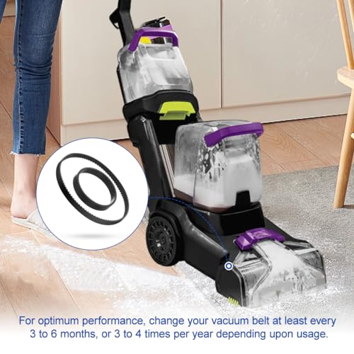 LANMU Replacement Belt Set for Bissell TurboClean & PowerForce Carpet Cleaners