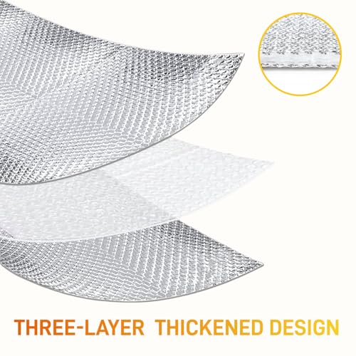6 Pack Non-Scratch Wire Dish Cloths - Triple-Layer Kitchen Scrubbers