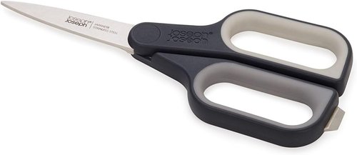 Joseph Joseph PlusCut Kitchen Scissors - All-Purpose Design with Box Cutter & Soft-Grip Handles