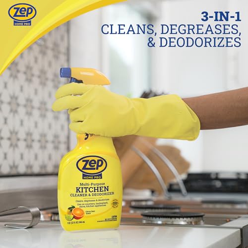 Zep Home Pro Multi-Purpose Kitchen Cleaner & Deodorizer 32 Fl Oz Pack of 12
