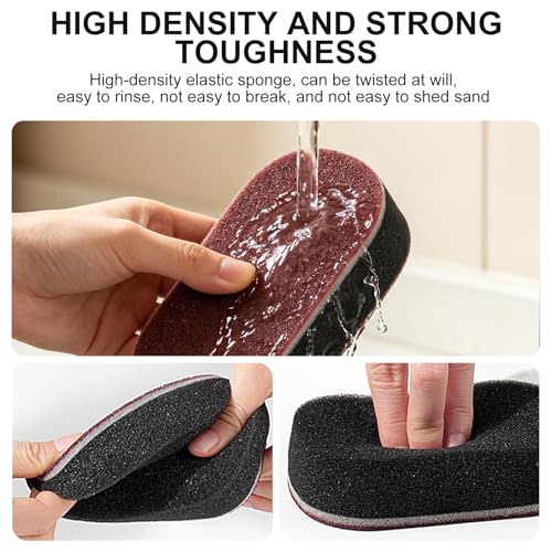 Heavy-Duty Magic Eraser Cleaning Sponges - 5 Pack Melamine Foam Pads