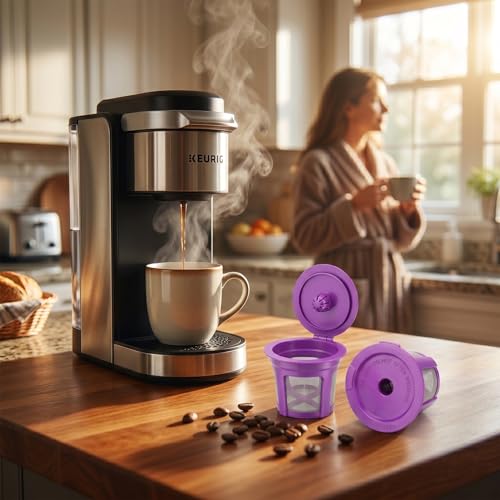 Reusable K Cups for Keurig 1.0 & 2.0 - 6 Pack Eco-Friendly Coffee Pods
