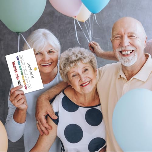 Funny Retirement Card for Men and Women with Envelope - 5.5"x8"