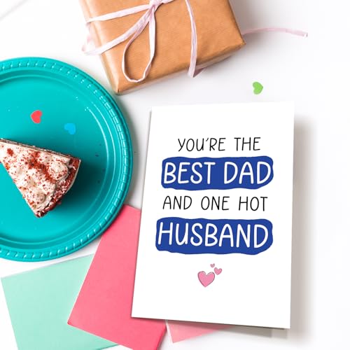 Funny Husband Birthday & Father's Day Card - Blank Inside