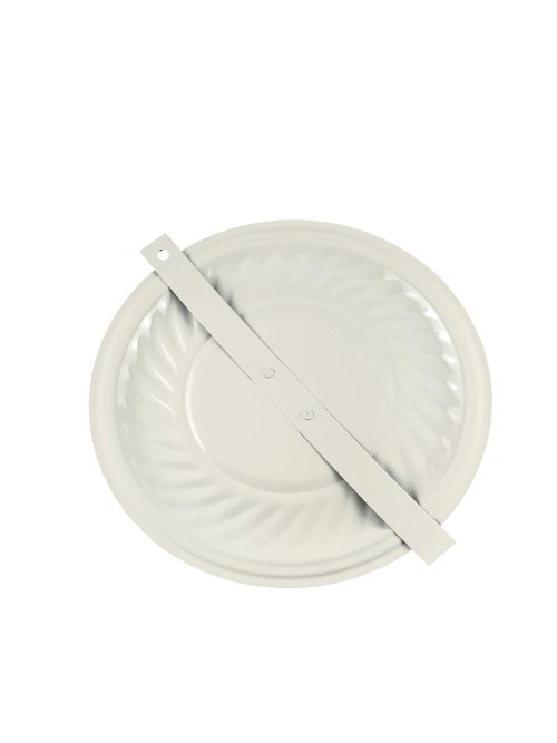 LKQI 3F-72 Fireplace Stove Pipe Flue Hole Cover Stopper UP to 9 5/8" 4" to 10" Adjustable Flue Stop,Adjustable bar Backside,Painted Galvanized Steel