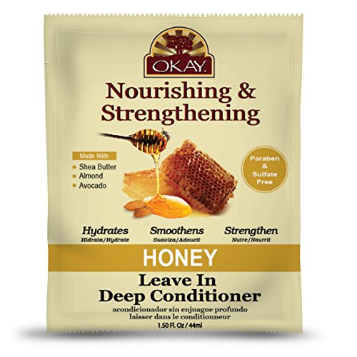 OKAY Honey and Almond Nourishing Leave-In Conditioner 1.5 oz