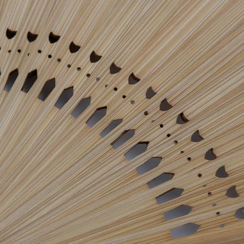 Tsnamay Classical Silk Folding Fan - Elegant White Handheld Fan for Events