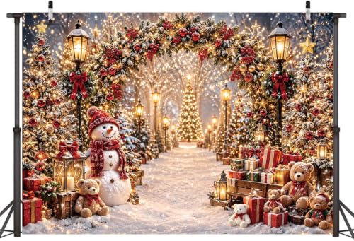 7x5FT Christmas Winter Wonderland Backdrop for Holiday Photos and Parties